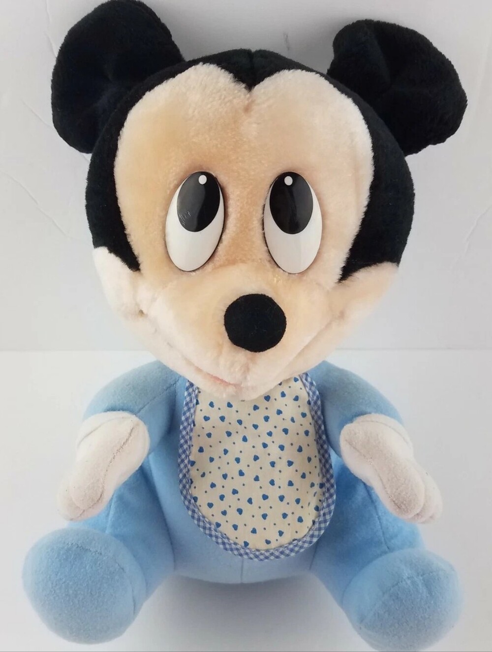VINTAGE 1984 DISNEY HASBRO SOFTIES BABY BLUE MICKEY MOUSE STUFFED PLUSH TOY